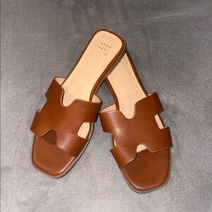 a new day Brown Sandals